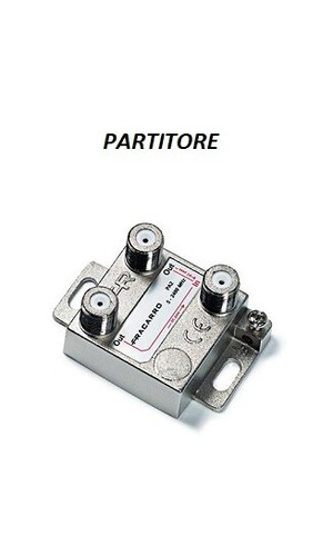 Partitore via pa2 attacco - pa2, f