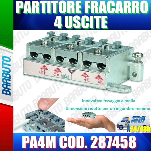 Partitore uscite morsetti - 4,